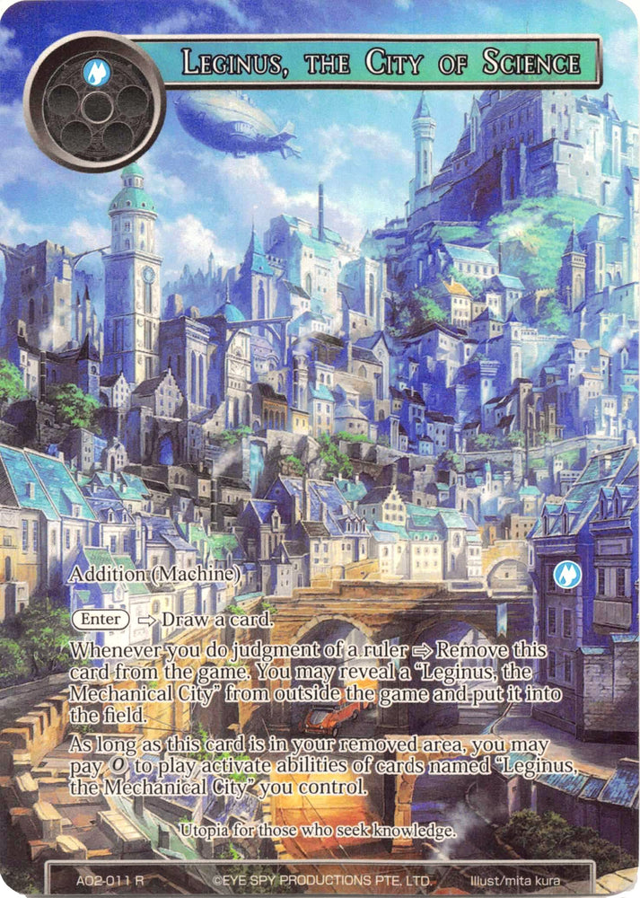 Leginus, the City of Science (Full Art) (AO2-011) [Alice Origin II]