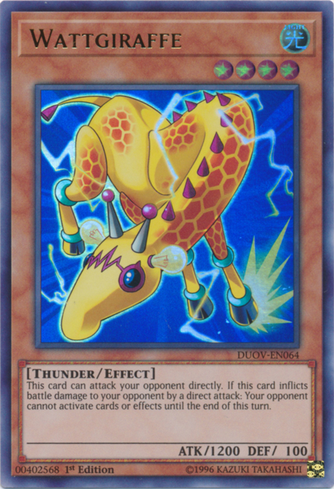 Wattgiraffe [DUOV-EN064] Ultra Rare 