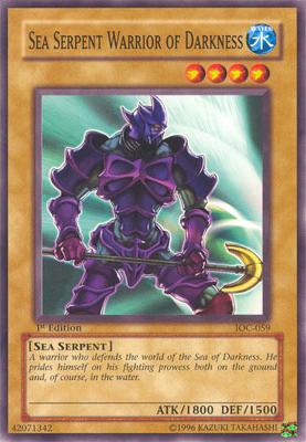 Sea Serpent Warrior of Darkness [IOC-059] Common 