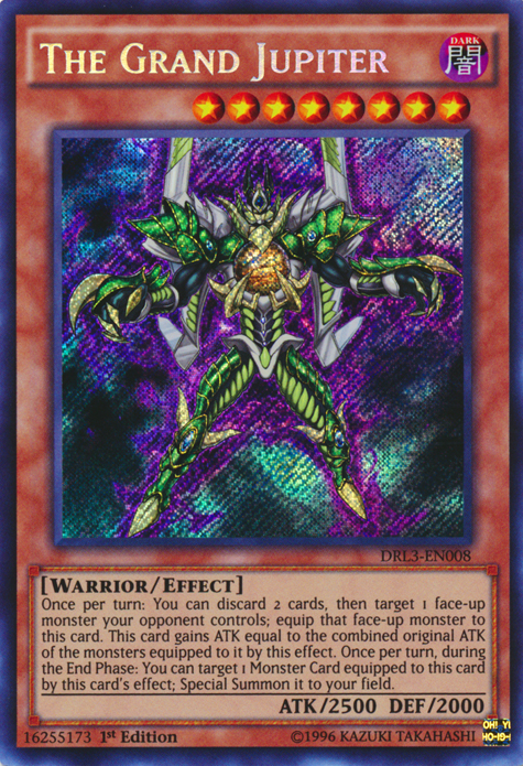 The Grand Jupiter [DRL3-EN008] Secret Rare 