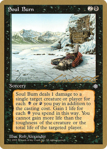 Soul Burn (Leon Lindback) [Pro Tour Collector Set] 