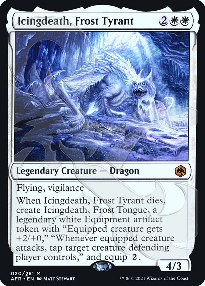 Icingdeath, Frost Tyrant (Ampersand Promo) [Dungeons & Dragons: Adventures in the Forgotten Realms Promos] 