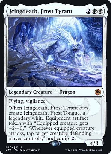 Icingdeath, Frost Tyrant (Ampersand Promo) [Dungeons &amp; Dragons: Adventures in the Forgotten Realms Promos] 