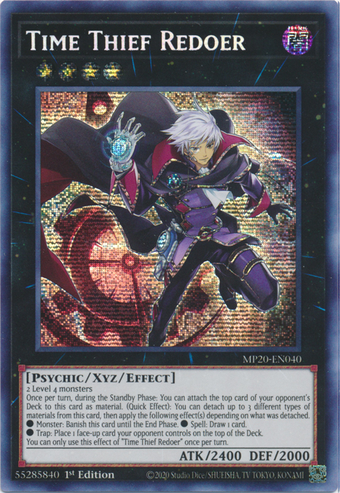Time Thief Redoer [MP20-EN040] Prismatic Secret Rare 