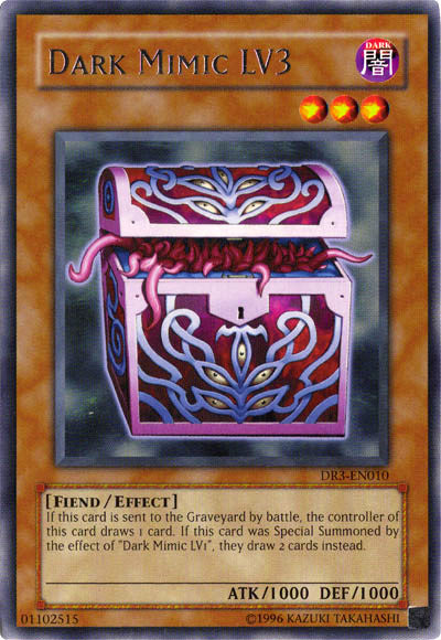 Dark Mimic LV3 [DR3-EN010] Rare 