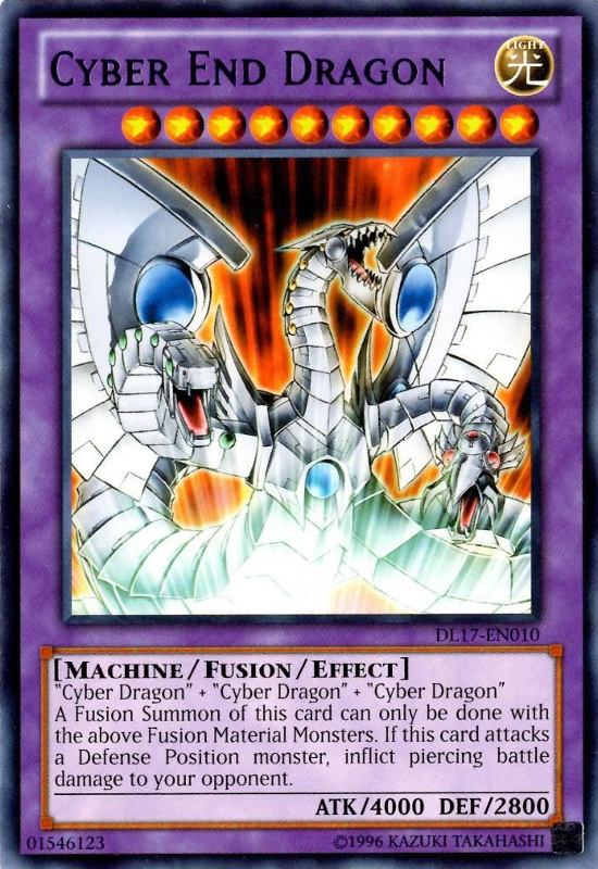 Cyber ​​End Dragon (Purple) [DL17-EN010] Rare 