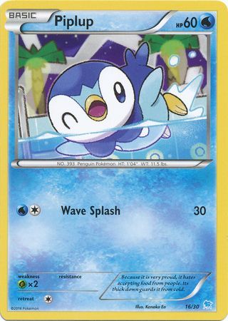 Piplup (16/30) [XY: Trainer Kit 3 - Suicune] 