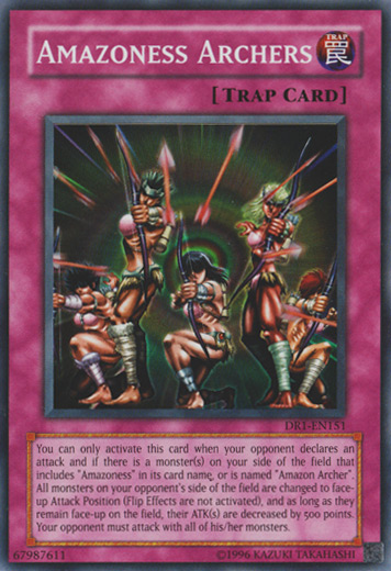 Amazoness Archers [DR1-EN151] Super Rare 