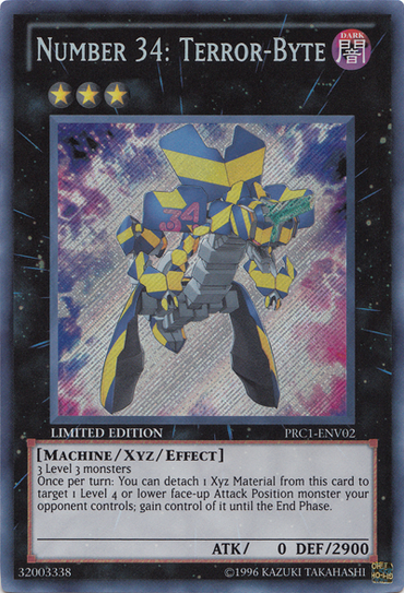 Number 34: Terror-Byte [PRC1-ENV02] Secret Rare 