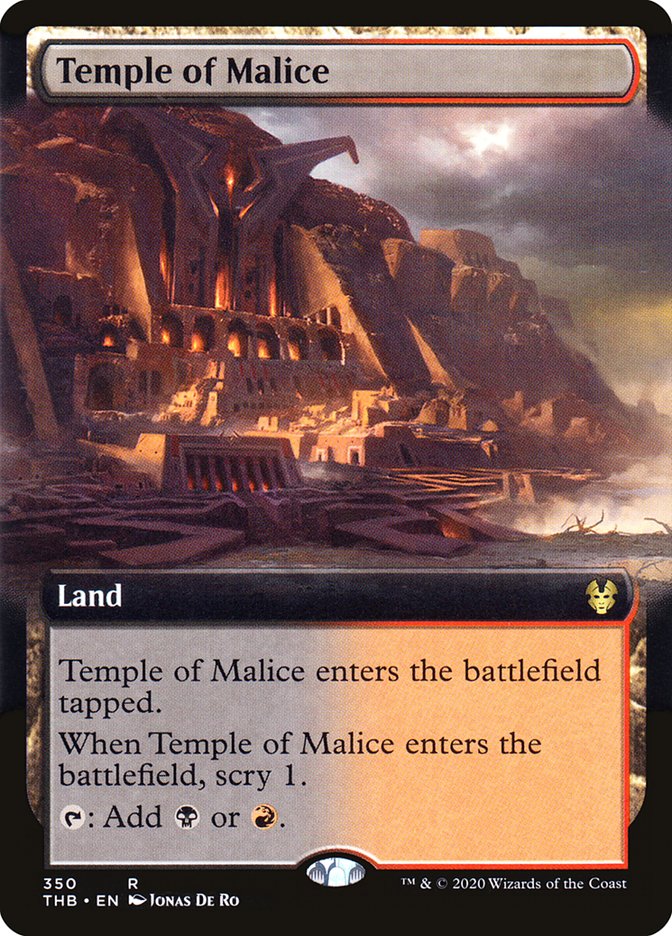 Temple of Malice (Extended Art) [Theros Beyond Death] 