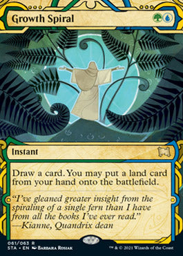 Growth Spiral (Foil Etched) [Strixhaven: School of Mages Mystical Archive] 