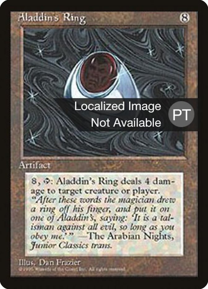 Aladdin's Ring [Fourth Edition (Foreign Black Border)] 