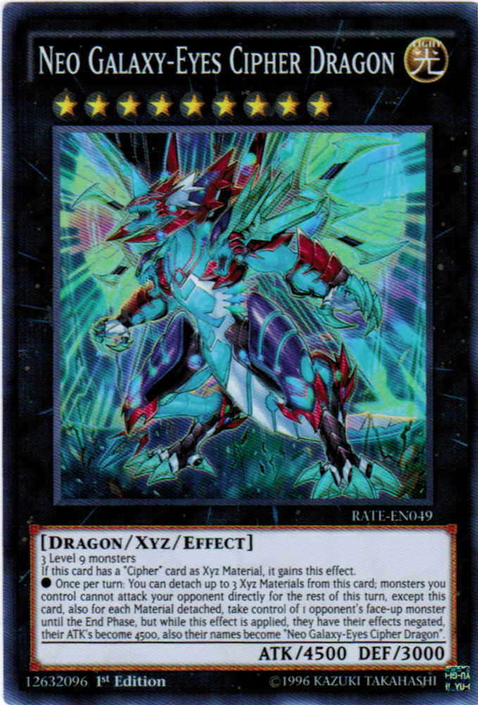 Neo Galaxy-Eyes Cipher Dragon [RATE-EN049] Super Rare 