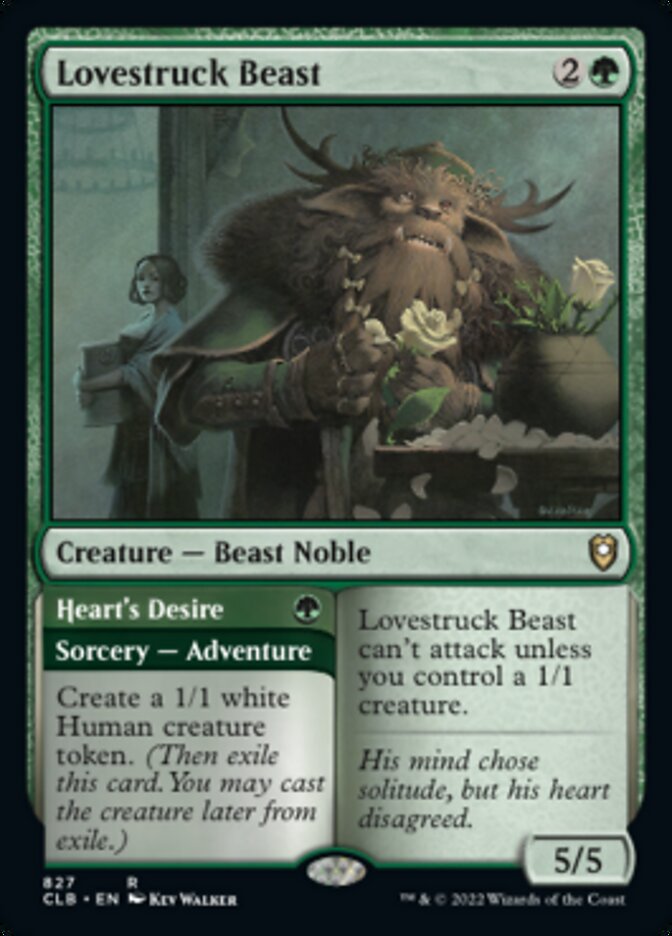 Lovestruck Beast // Heart's Desire [Commander Legends: Battle for Baldur's Gate] 