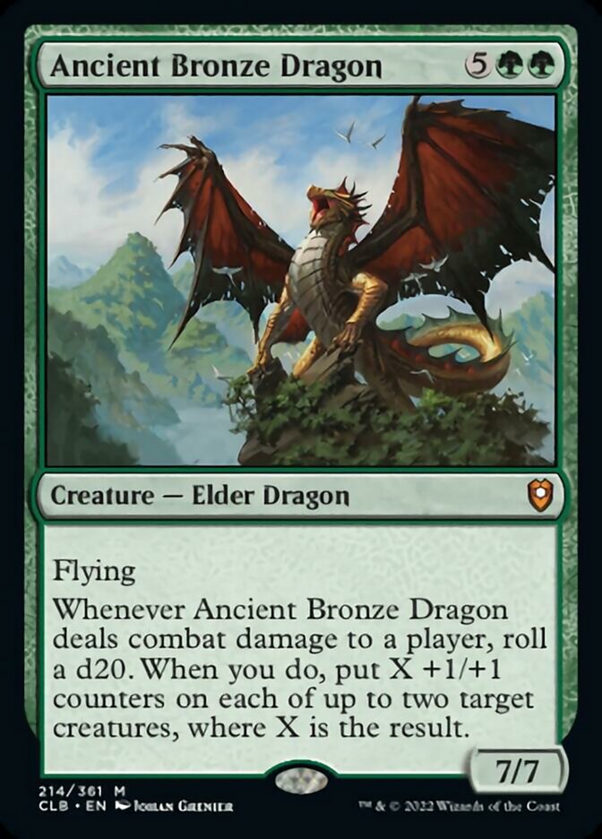 Ancient Bronze Dragon [Commander Legends: Battle for Baldur's Gate] 