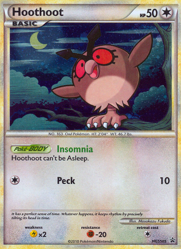 Hoothoot (HGSS05) [HeartGold & SoulSilver: Black Star Promos]