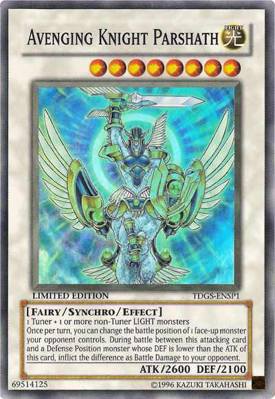 Avenging Knight Parshath [TDGS-ENSP1] Super Rare 