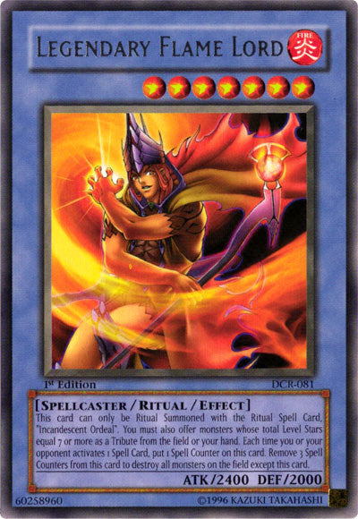 Legendary Flame Lord [DCR-081] Rare 