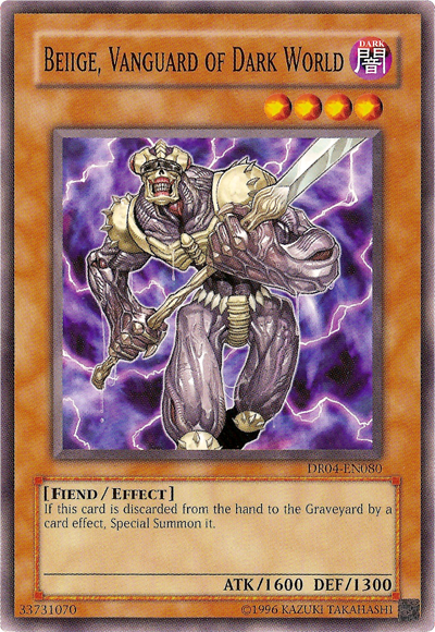 Beige, Vanguard of Dark World [DR04-EN080] Common 