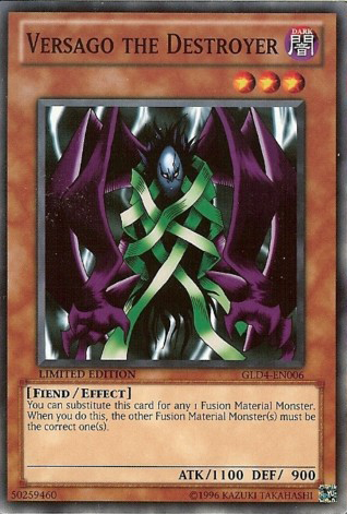 Versago the Destroyer [GLD4-EN006] Common 