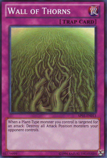 Wall of Thorns [AP03-EN013] Super Rare 