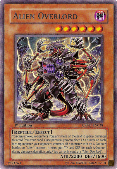Alien Overlord [CRMS-EN038] Rare 