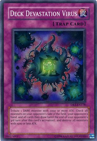 Deck Devastation Virus [DR3-EN178] Super Rare 