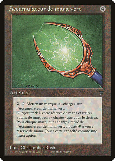 Green Mana Battery (French) - "Accumulateur de mana vert" [Renaissance] 