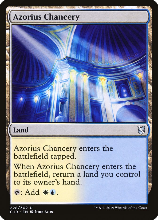 Azorius Chancery [Commander 2019] 