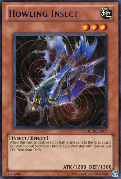 Howling Insect (Purple) [DL13-EN007] Rare 