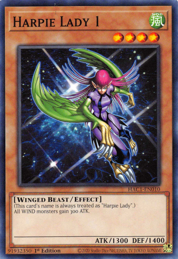 Harpie Lady 1 [HAC1-EN010] Common 