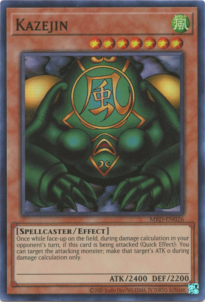 Kazejin (25th Anniversary) [MRD-EN026] Super Rare 