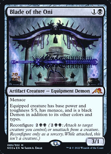 Blade of the Oni [Kamigawa: Neon Dynasty Prerelease Promos]