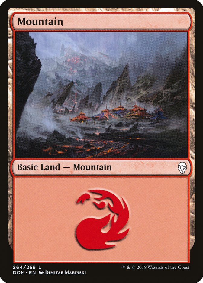 Mountain (264) [Dominaria] 