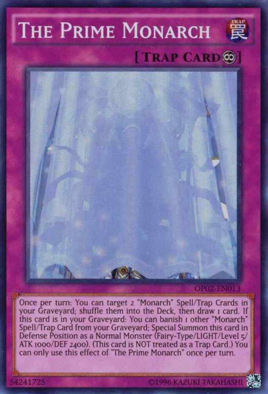 The Prime Monarch [OP02-EN013] Super Rare 