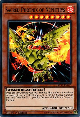 Sacred Phoenix of Nephthys [AC18-EN013] Super Rare 