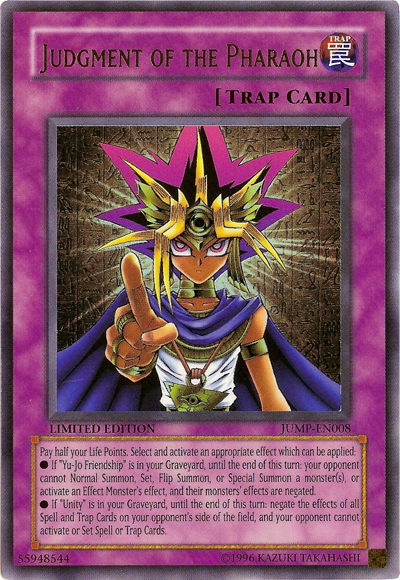 Judgment of the Pharaoh [JUMP-EN008] Ultra Rare 