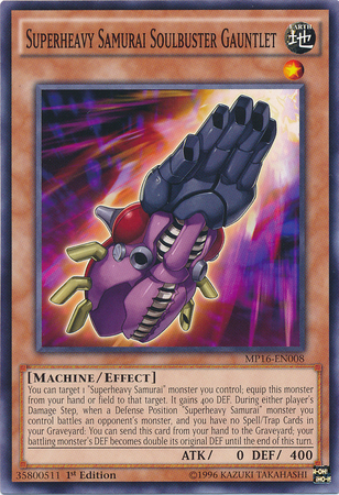Superheavy Samurai Soulbuster Gauntlet [MP16-EN008] Common 