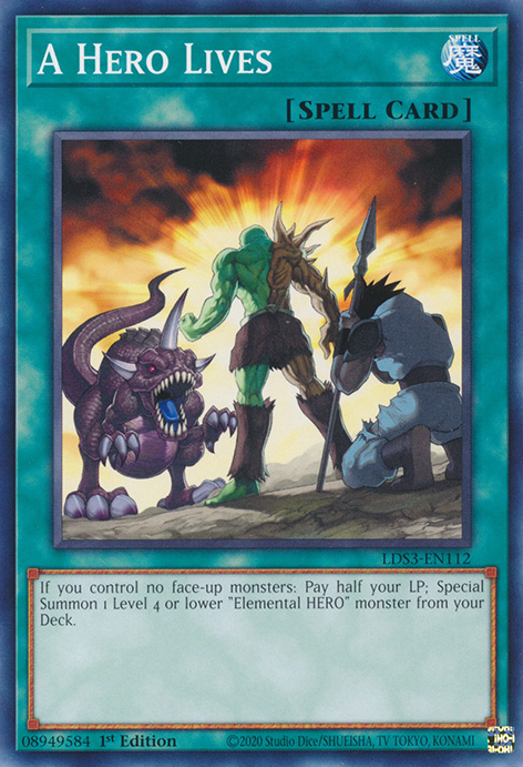 A Hero Lives [LDS3-EN112] Common 