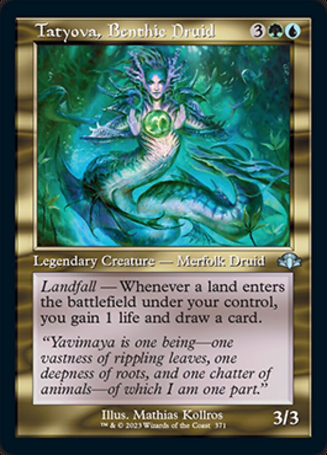 Tatyova, Benthic Druid (Retro) [Dominaria Remastered] 