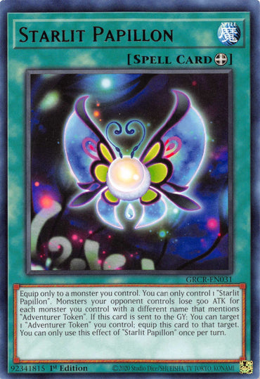 Starlit Papillon [GRCR-EN031] Rare 
