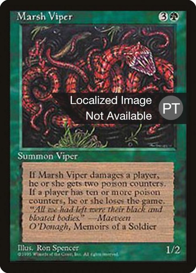 Marsh Viper [Fourth Edition (Foreign Black Border)] 