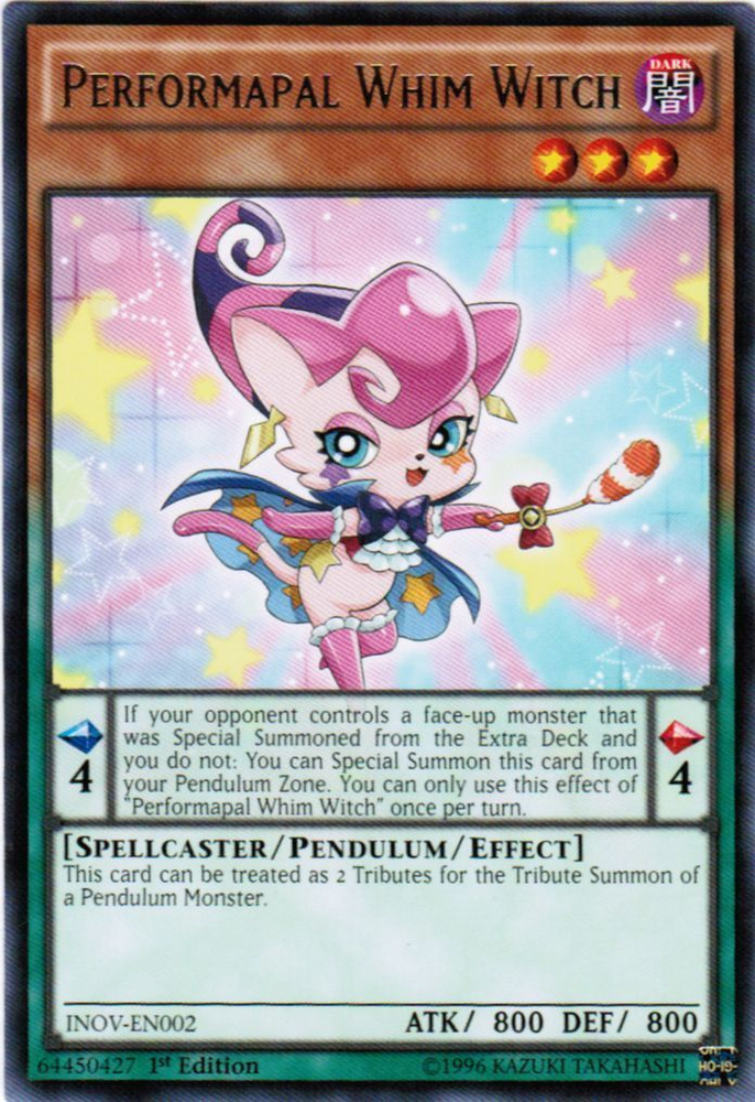 Performapal Whim Witch [INOV-EN002] Rare 