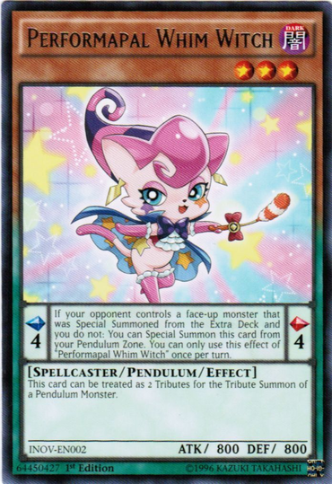 Performapal Whim Witch [INOV-EN002] Rare 