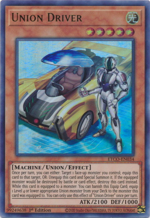 Union Driver [ETCO-EN034] Ultra Rare 