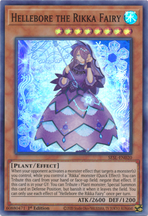 Hellebore the Rikka Fairy [SESL-EN020] Super Rare 