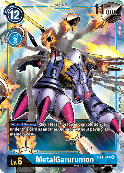 MetalGarurumon [BT1-044] (Alternate Art) [Release Special Booster Ver.1.0] 