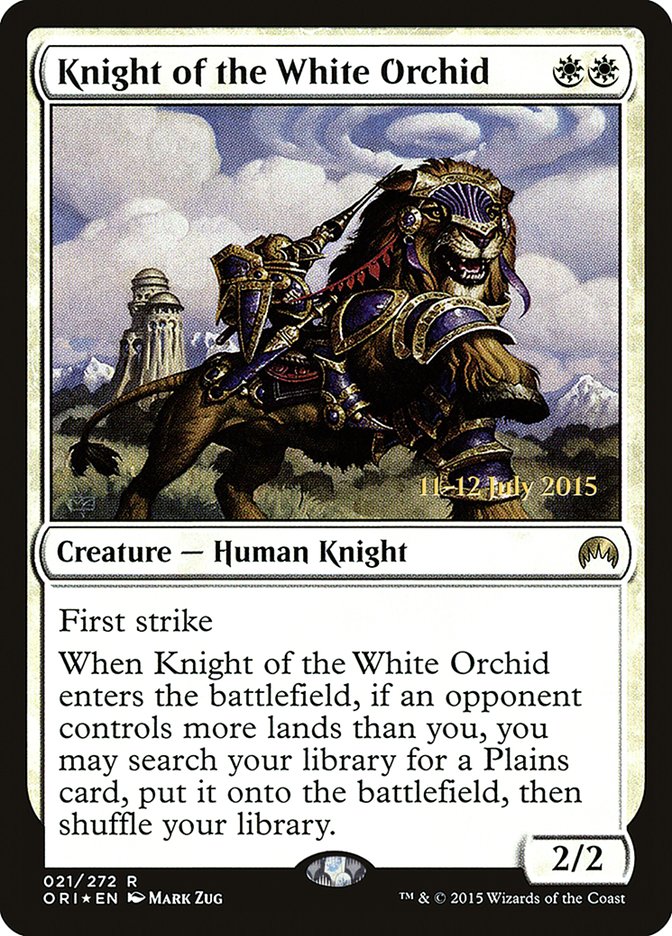 Knight of the White Orchid [Magic Origins Prerelease Promos] 