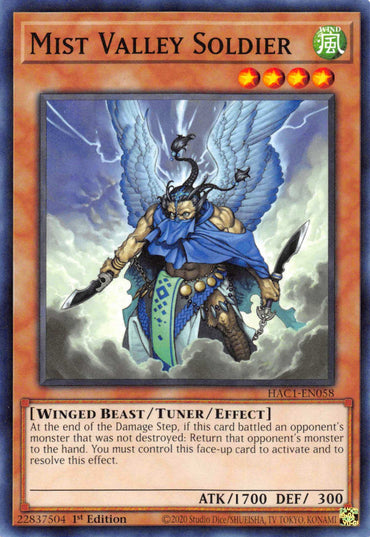 Mist Valley Soldier [HAC1-EN058] Common 
