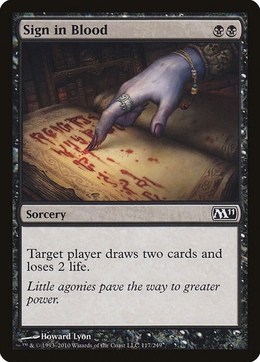 Sign in Blood [Magic 2011] 